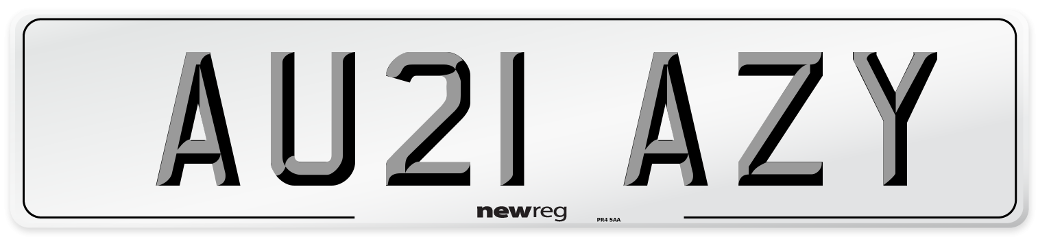 AU21 AZY Number Plate from New Reg